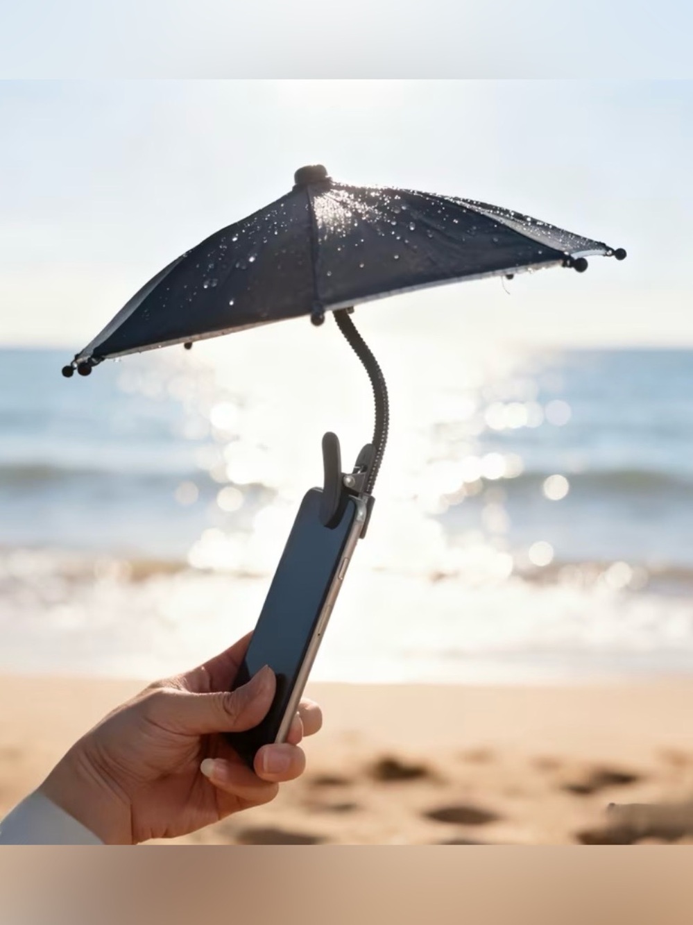 Black Phone Umbrella - Protective Accessory for Cell Phones NEW - Picture 4 of 10